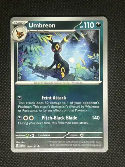 Umbreon 130/197 Uncommon | S&V Obsidian Flames | Pokemon Card - Image 1