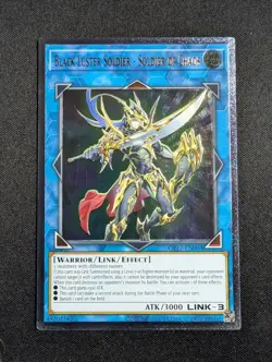 Yugioh - Black Luster Soldier - Soldier of Chaos OP17-EN003 Ultimate Rare NM - Image 1