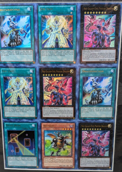 Galactic Overlord YuGiOh Ultra Rare Uncut Sheet Neo Galaxy-Eyes Photon Dragon - Image 1