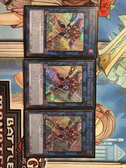 YuGiOh! BLTR-EN094 ProxyF Magician Secret Rare X3 Playset - Image 1