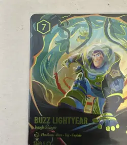 Disney Lorcana Wilds Unknown BUZZ LIGHTYEAR Jungle Ranger Iconic Foil 241/204 - Image 5