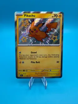 Pikachu Baby Shiny - 131/091 - Paldean Fates - Holo Rare - NM/M - Pokemon TCG - Image 1