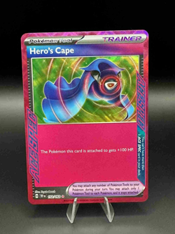 Pokemon TCG Hero's Cape 152/162 Sv05: Temporal Forces ACE Spec Pack Fresh NM+ - Image 1