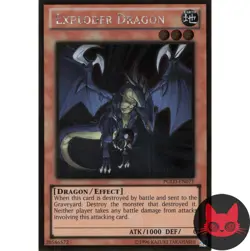 Yugioh Exploder Dragon PGLD-EN071 Gold Rare NM - Image 1