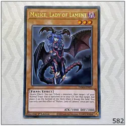Malice, Lady of Lament - TAMA-EN051 - Rare 1st Edition Yugioh - Image 1