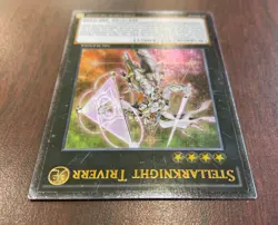 2 X LOT Yugioh Stellarknight Triverr NECH-EN054 Ultimate Rare VLP + Ultra NM - Image 4
