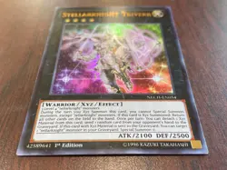 2 X LOT Yugioh Stellarknight Triverr NECH-EN054 Ultimate Rare VLP + Ultra NM - Image 5