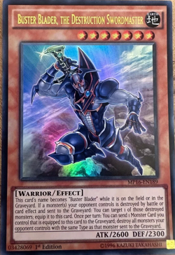Buster Blade The Destruction Swordmaster - 1st Ed. MP16-EN189 ULTRA RARE YuGiOh - Image 1