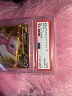 2023 Pokemon SV2a JP Mew ex Ultra Rare PSA 10 Gem Mint Card - Image 2