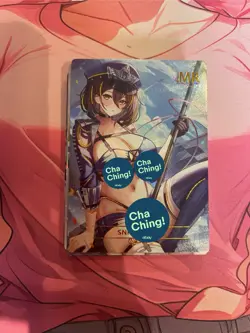 WAIFU Charm Of The Goddess Genshin Impact MR Rare Hit card. Sexy Anime Girl - Image 1