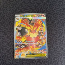 Mega Emboar EX 273/217 Full Art Holo Fire Pokemon Card 380 HP English - Image 1