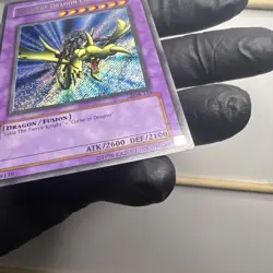 Yu-Gi-Oh Gaia the Dragon Champion LOB-125 Secret Rare Card Unlimited - Image 5