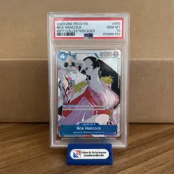 PSA 10 Gem Mint Boa Hancock Gift Collection Promo OP02-059 Graded One Piece Card - Image 1
