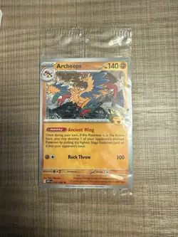 Chicago Field Museum Pokemon Card - *Limited* - Archeops 051/086 SV - Image 1