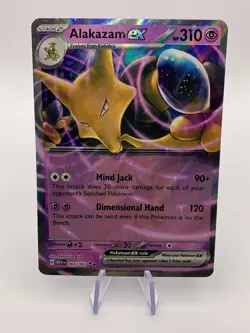 Alakazam EX 065/165 Pokemon Card 2023 Scarlet & Violet 151 - Image 1