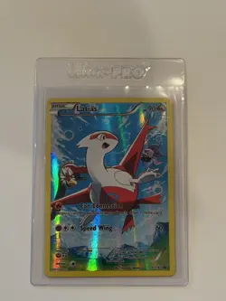 Pokemon TCG Latias XY78 Full Art Black Star Holo Promo Card NM - Image 1