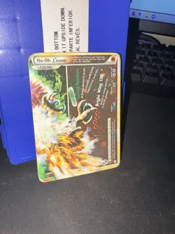 Pokemon Ho-Oh Legend Bottom Card 112/123 HeartGold SoulSilver TCG Bottom MP - Image 2