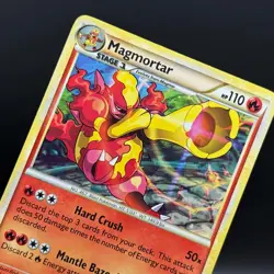 Magmortar 2/95 Holo Foil Rare Pokemon TCG HGSS Unleashed Card 2010 - Image 2