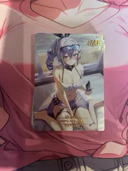 WAIFU Charm Of The Goddess Genshin Impact MR Rare Hit card. Sexy Anime Girl - Image 1