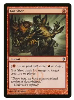 1x MTG Gut Shot - New Phyrexia! NM Mint! - Image 1