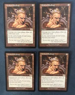MTG 4X URZA'S SAGA GRAFTED SKULLCAP MAGIC THE GATHERING ARTIFACT RARE ENGLISH - Image 5