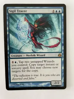 MTG MORNINGTIDE SIGIL TRACER NM MAGIC THE GATHERING RARE CREATURE BLUE ENGLISH - Image 2