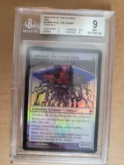 Emrakul, the Aeons Torn Foil Prerelease Stamp BGS 9! Pop 2! - Image 1