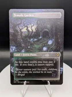 MTG Lorwyn Eclipsed: Temple Garden (Borderless) Regular #0351 (NM) - Image 2