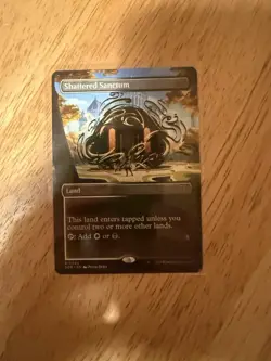Shattered Sanctum - Borderless - Secrets of Strixhaven - MtG - NM - Image 1