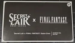 MTG Secret Lair x Final Fantasy: Game Over Rainbow Foil Magic the Gathering New - Image 1