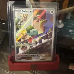 Pokemon TCG Bulbasaur IR Stellar Crown Card 143/142 NM Condition - Image 1