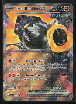 Iron Boulder ex 147 Black Star Promo Holo Scarlet & Violet Promo Pokemon NM - Image 1