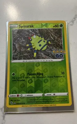 Spinarak (Peelable Ditto) 006/078 Pokemon GO Reverse Holo - Image 1