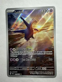 Pokemon TCG Latios 203/191 S&V Surging Sparks FA Illustration Rare Holo Card - Image 1
