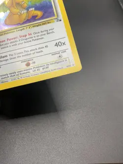 Dragonite 4/62 Fossil Holo Pokemon HP Unlimited English - Image 5