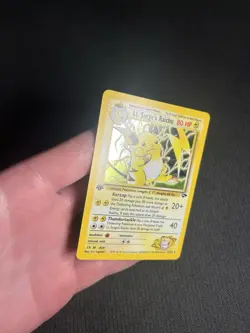 Pokemon TCG Lt. Surge's Raichu 11/132 1st Edition Gym Challenge Holo LP - Image 4