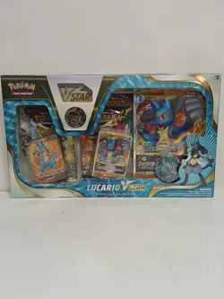 Pokemon TCG Lucario VSTAR Box Special Collection Factory Sealed - Image 1