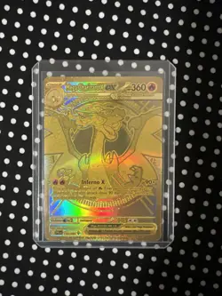 Mega Charizard X EX 130/094 Me02 Phantasmal Flames Mega Hyper Rare Full Art Holo - Image 1