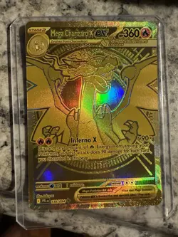 Mega Charizard X EX 130/094 Me02 Phantasmal Flames Mega Hyper Rare Full Art Holo - Image 2