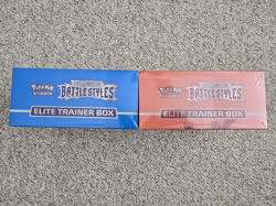Pokemon TCG Sword & Shield Battle Styles Elite Trainer Box ETB SET of 2 Sealed - Image 2
