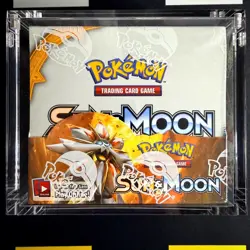 Pokemon TCG New Sun & Moon Base Set Booster Box Factory Sealed 2017 with case - Image 1