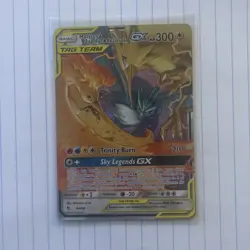 Pokemon TCG Hidden Fates Ultra Rare Moltres, Zapdos, Articuno GX 44/68 NM - Image 1