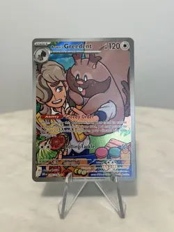 Arven's Greedent 205/182 - Illustration Rare - Destined Rivals - Pokemon TCG NM - Image 1