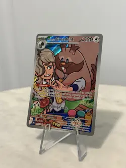 Arven's Greedent 205/182 - Illustration Rare - Destined Rivals - Pokemon TCG NM - Image 2