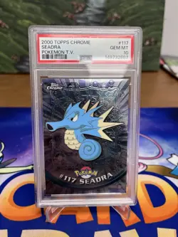 2000 Topps Chrome Seadra PSA 10 Pokemon T.V. #117 - Image 1