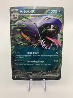 Arbok ex 024/165 Double Rare 151 Pokemon Holo Near Mint - Image 1