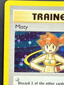2000 Pokemon Gym Heroes Holo Misty 18/132 💫 Swirl - Image 2