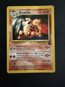 Arcanine #6 Pokemon Promo WOTC Black Star Promo - Image 1