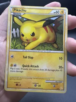Pikachu (#2) 2/30 Common HGSS Trainer Kit: Gyarados & Raichu Pokemon MP - Image 3