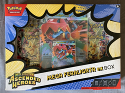 Pokemon TCG: Mega Evolution Ascended Heroes - Mega Feraligatr ex Box - Image 1